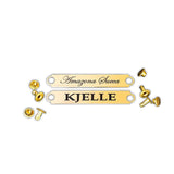 Engraved Name Plate for Belts & Bags