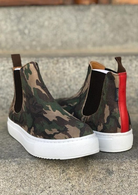 Camouflage Suede
