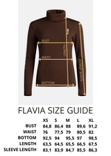 Flavia Heat Turtleneck Shirt Coffee
