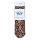 Chocolate Snake Knee Socks