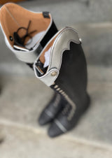 BIA - Waxed Black/Silver - Size 38,5