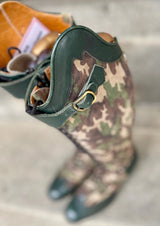 BIA - Camouflage Suede/Green - Size 40