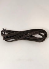 Bootlaces 240 cm Flat Waxed Cotton Brown