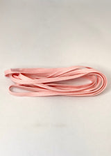 Bootlaces 240 cm Flat Waxed Cotton Pink