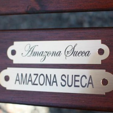 Engraved Name Plates For Halters
