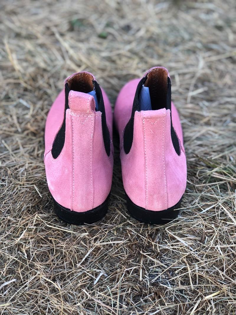 CRIANCA Kids Boots Pink Suede